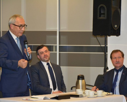 Minister Smoliński spotkał się z władzami i mieszkańcami Malborka