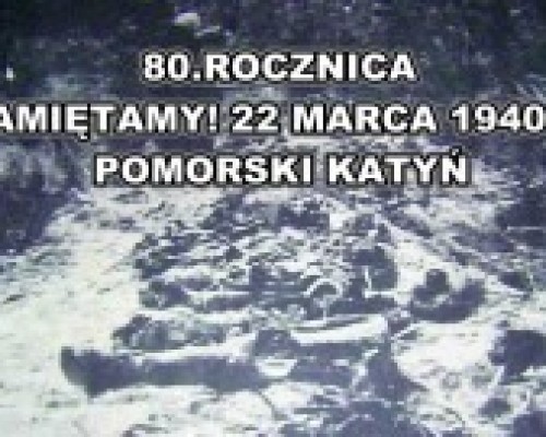 80. rocznica Pomorskiego Katynia