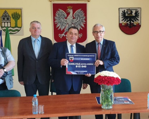  #TarczaDlaSamorządów w Starym Polu i Malborku